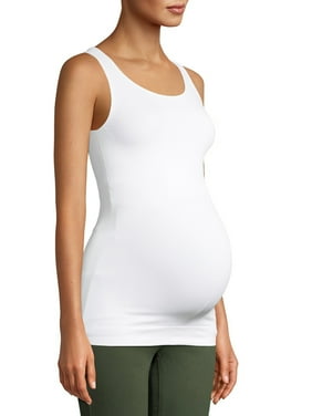 TIME AND TRU MATERNITY TOPS SLEEVELESS TANK SIZE XLARGE 16-18 LOT//2 WHITE